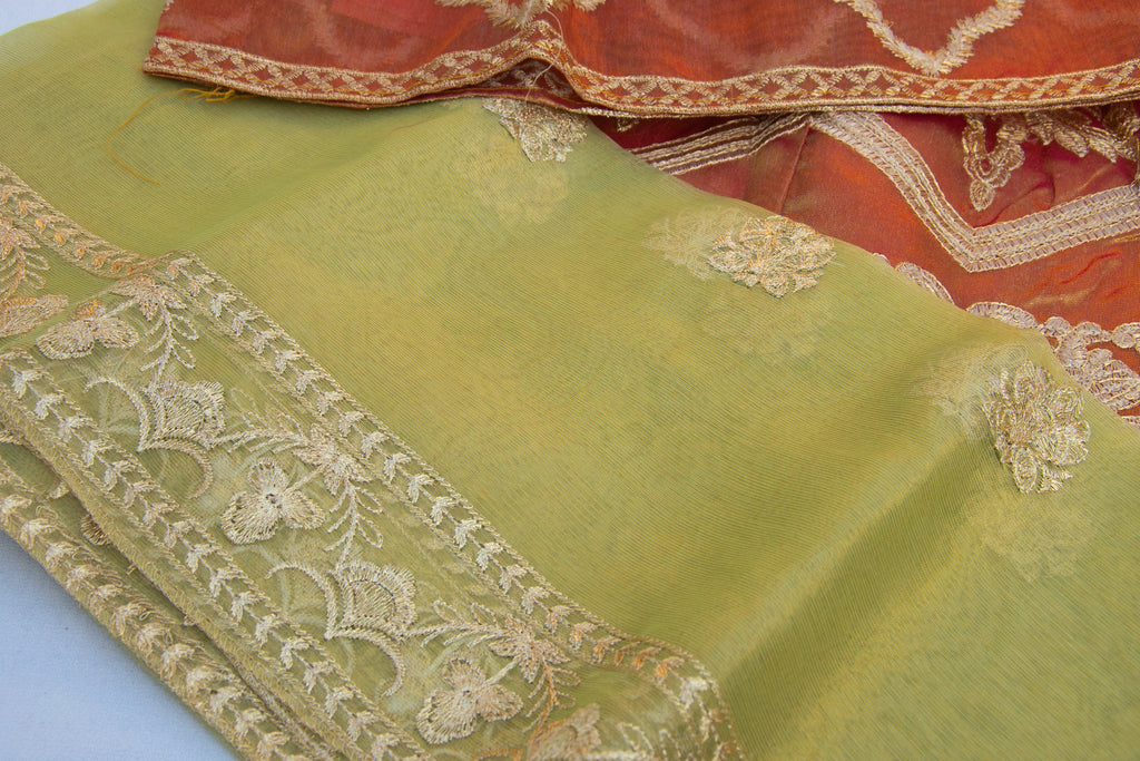 Fancy Embroidered Stitched 3 Piece Suit