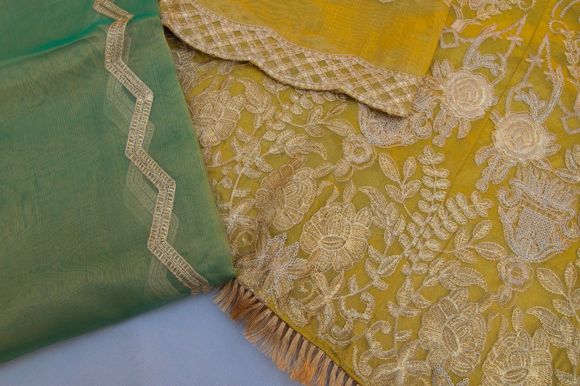 Fancy Embroidered Stitched 3 Piece Suit