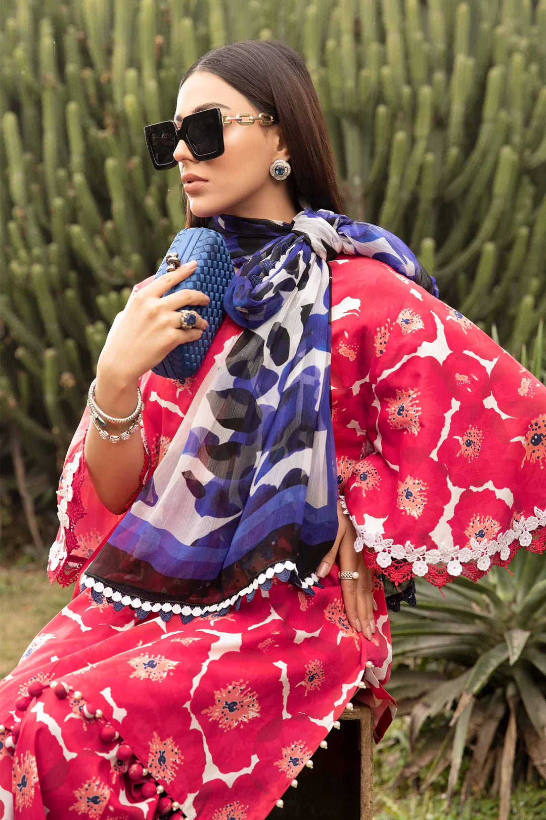 Maria B Unstitched Lawn 3 Piece Suit