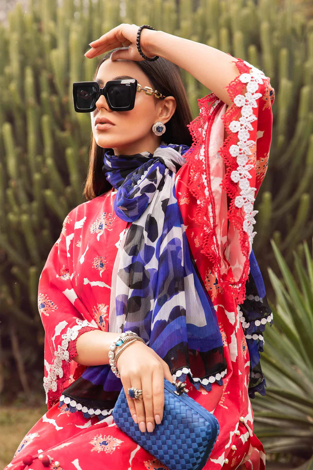 Maria B Unstitched Lawn 3 Piece Suit