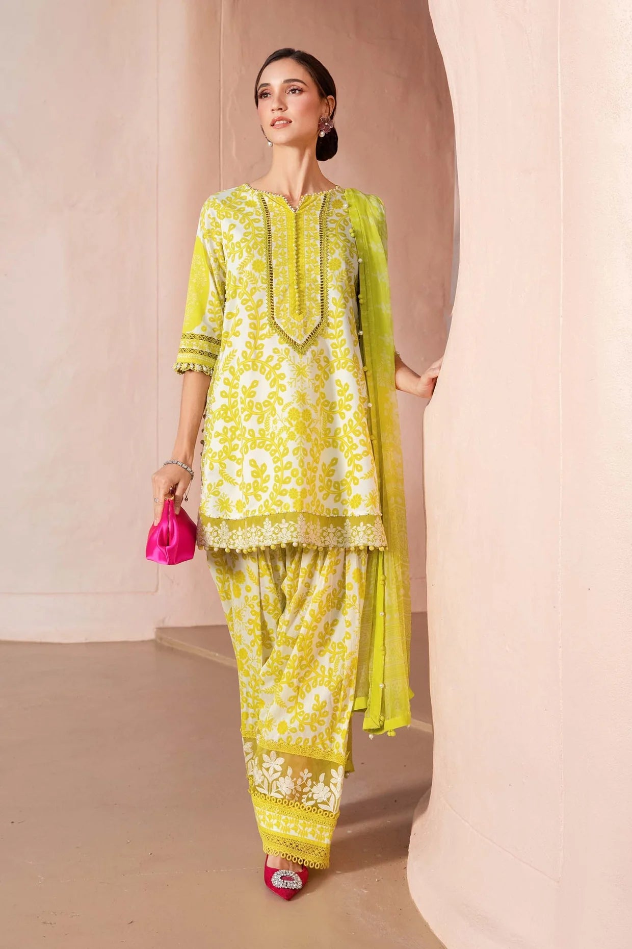 Maria B Unstitched Lawn 3 Piece Suit