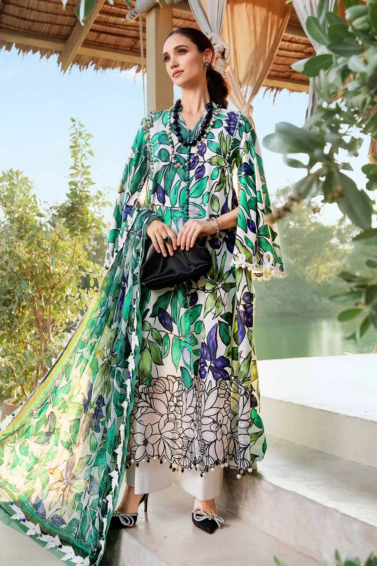 Maria B Unstitched Lawn 3 Piece Suit